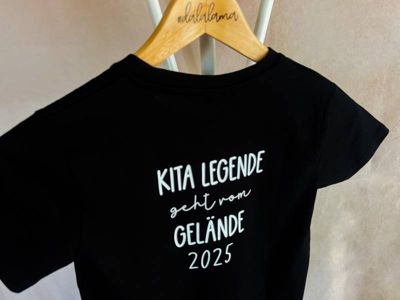 Kinder T-Shirt "Kita-Abschluss' | Abschied Kita Vorschulkind Kurzarmshirt Mit Statement Tschüss Schulkind 2025 Vorschule von DaLaLama