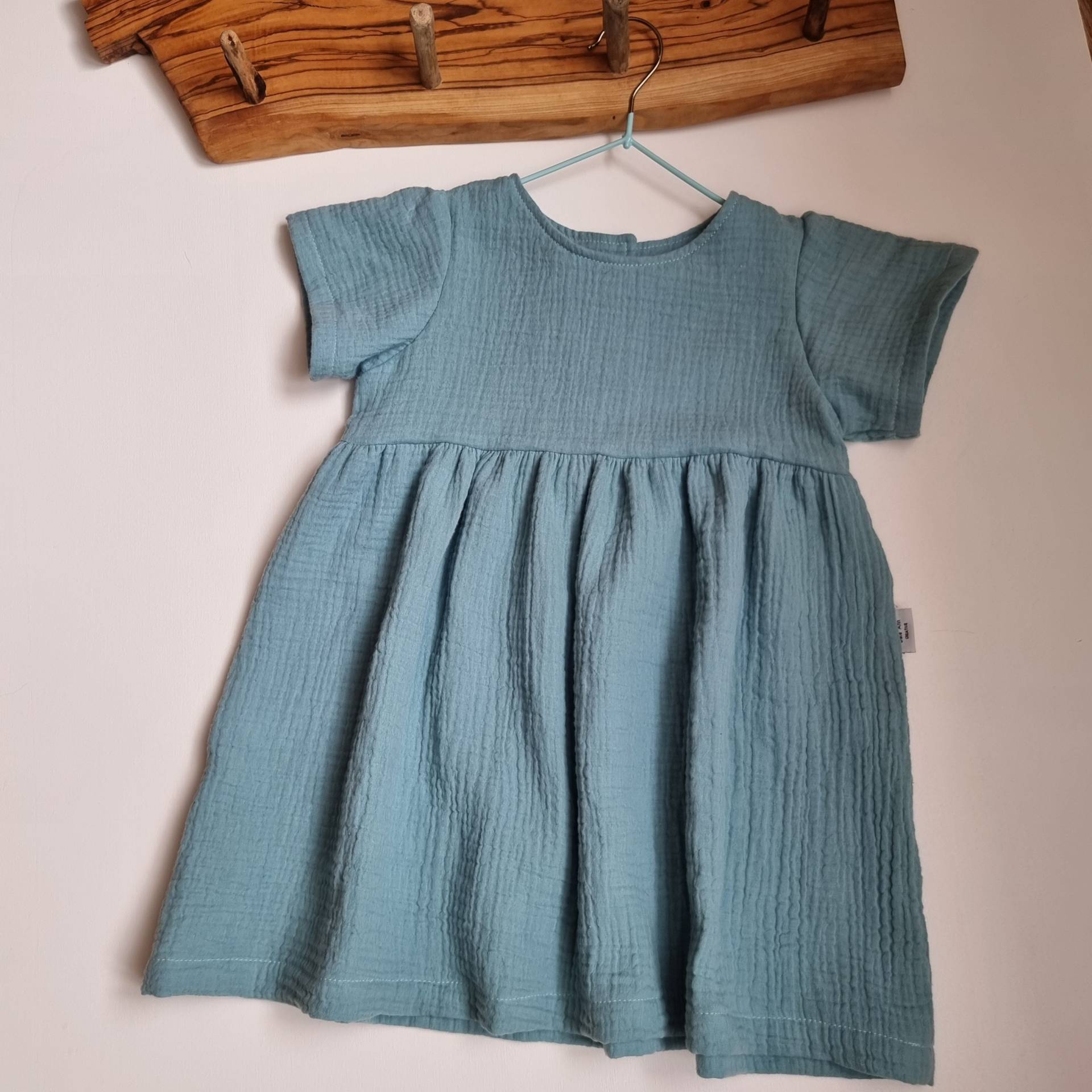 Musselin Kleid Für Baby Und Mädchen Gr. 56-122, Sommerkleid , Babykleid, Mädchenkleid Mit Kurzen Ärmeln von DaLeAnncreative