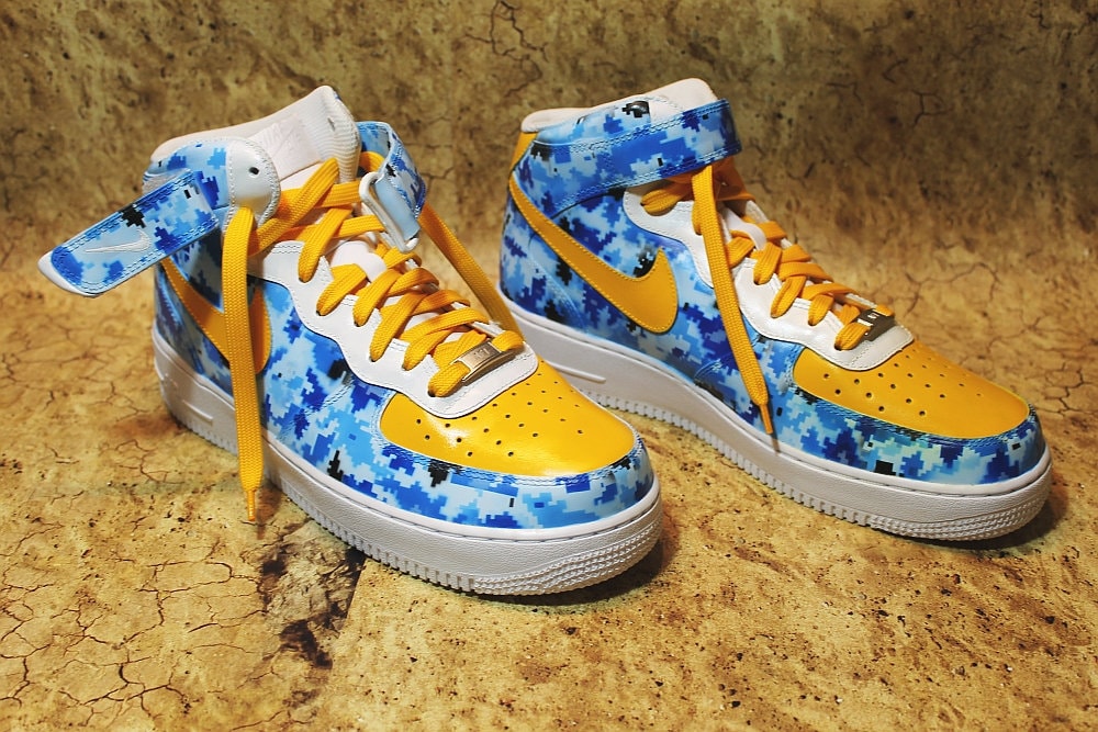 Nike Air Force 1 Mid Custom Painted Digital Camo Größe Eur 43 Uk 8, 5 Us 9, 5 Nike Air Force 1 Mid Custom Painted Digital Camo Größe Eur 43 Uk 8, 5 Us 9, 5 von DaTomCustom