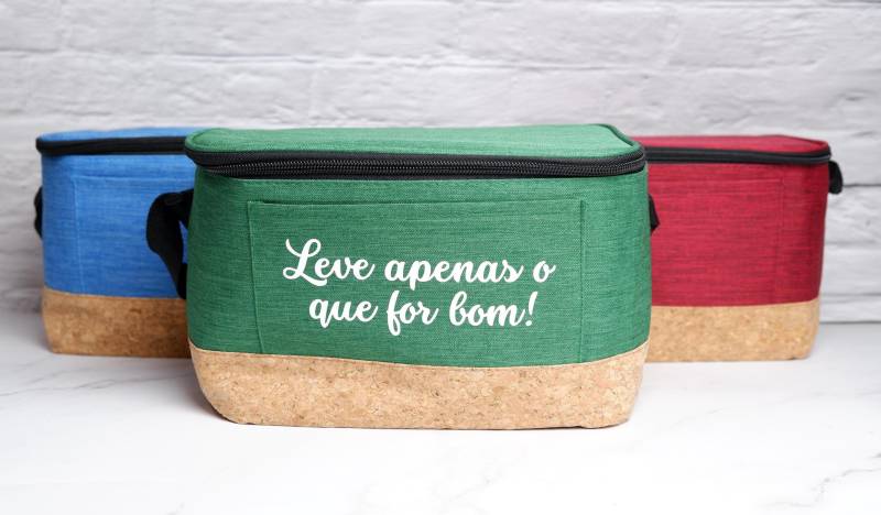 Personalisierbare Robuste Kühltasche Mit Kork in Verschiedenen Farben von DaVaViDa