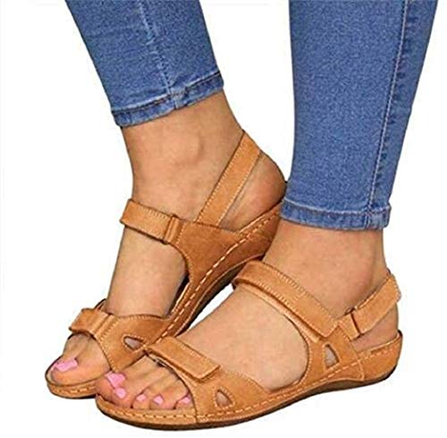 DaYee Empire Premium Orthopädische Sandalen (Braun, 35EU) von DaYee