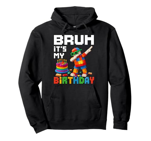 Bruh It's My Birthday Master Builder Block Brick Men Boy Kid Pullover Hoodie Bruh It's My Birthday Master Builder Block Brick Men Boy Kid Pullover Hoodie von Dabbing Blocks Bricks Apparel Gifts Graphic Tees