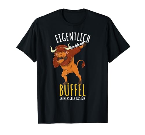 Dabbing Büffel Kostüm Jungen Kinder Büffel T-Shirt von Dabbing Büffel Kostüm Jungen Kinder Büffel