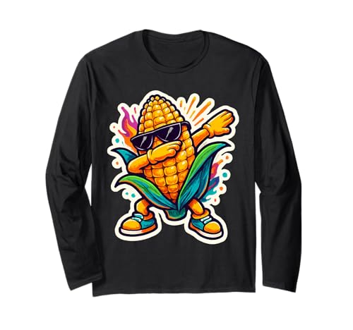 Dabbing Maiskolben Tanzen Maiskolben Bauernhof Maiskolben Bauer Kinder Tanz Langarmshirt Dabbing Maiskolben Tanzen Maiskolben Bauernhof Maiskolben Bauer Kinder Tanz Langarmshirt von Dabbing Corn Cob Dancing Corn Farm Products