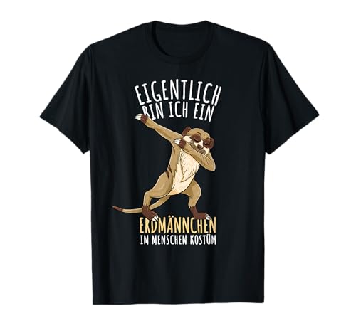 Dabbing Erdmännchen Kostüm Mädchen Erdmännchen T-Shirt von Dabbing Erdmännchen Kostüm Mädchen Erdmännchen