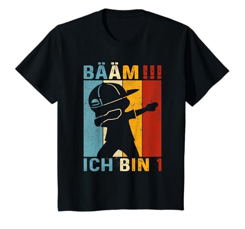BÄÄM Ich bin 1 Dabbing Geburtstagsshirt 1 Jahre Jungs 1 T-Shirt von Dabbing Geburtstag 1 Jahre Junge Geschenk 1 Jungen
