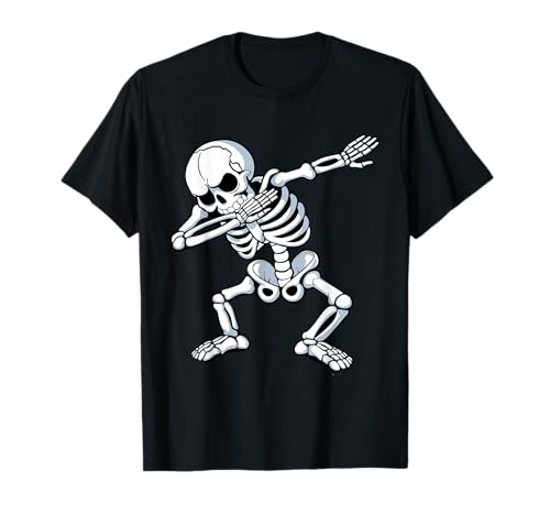 Dabbing Skelett Gruseliges Dab Tanzen Männer Kinder Jungen Halloween T-Shirt von Dabbing Halloween Costume by Joy Haus