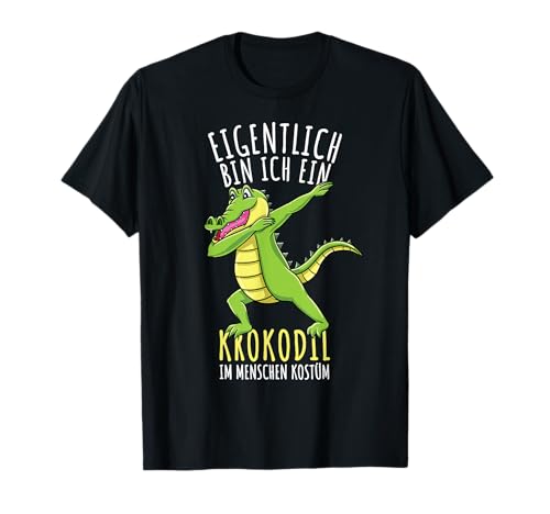 Dabbing Krokodil Kostüm Kinder Jungen Krokodil T-Shirt Dabbing Krokodil Kostüm Kinder Jungen Krokodil T-Shirt von Dabbing Krokodil Kostüm Kinder Jungen Krokodil