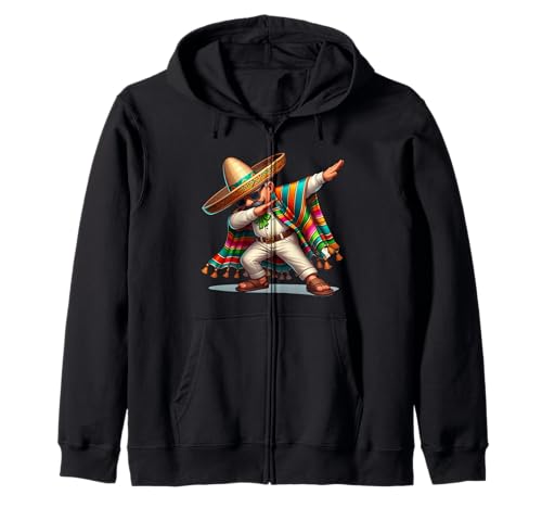 Dabbing Mexikanischer Poncho Cinco de Mayo Herren Jungen Sombrero Dab Kapuzenjacke Dabbing Mexikanischer Poncho Cinco de Mayo Herren Jungen Sombrero Dab Kapuzenjacke von Dabbing Mexican Poncho Shirt Vintage Retro Apparel