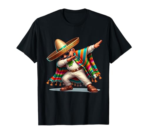 Dabbing Mexikanischer Poncho Cinco de Mayo Herren Jungen Sombrero Dab T-Shirt Dabbing Mexikanischer Poncho Cinco de Mayo Herren Jungen Sombrero Dab T-Shirt von Dabbing Mexican Poncho Shirt Vintage Retro Apparel