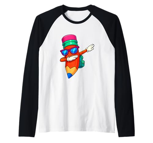 Dabbing Bleistift Sonnenbrille Stift Jungen Mädchen Jugend Kinder Kleinkind Raglan von Dabbing Pen Back To School Outfit