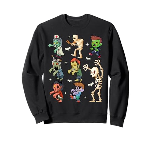 Men Women Kids Skeleton Zombies Funny Boo Spooky Halloween Sweatshirt Men Women Kids Skeleton Zombies Funny Boo Spooky Halloween Sweatshirt von Dabbing Skeleton Zombie Halloween Fun Costumes