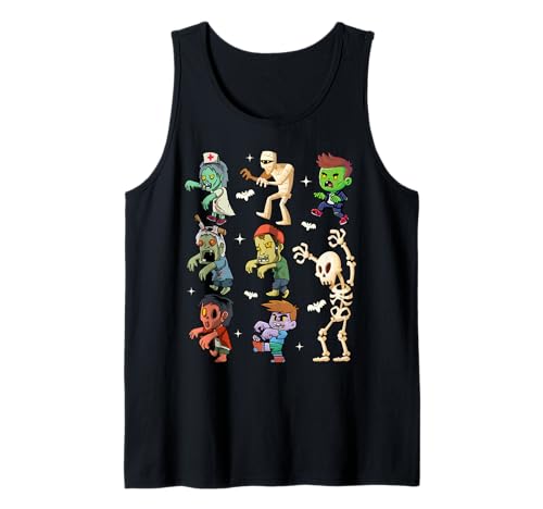 Men Women Kids Skeleton Zombies Funny Boo Spooky Halloween Tank Top Men Women Kids Skeleton Zombies Funny Boo Spooky Halloween Tank Top von Dabbing Skeleton Zombie Halloween Fun Costumes
