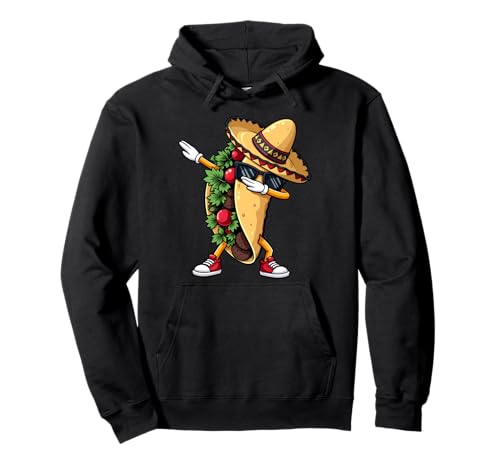 Dabbing Taco Cinco de Mayo Lustige Grafik für Jungen Kinder Männer Pullover Hoodie von Dabbing Taco Fiesta Party Mexican Food Design