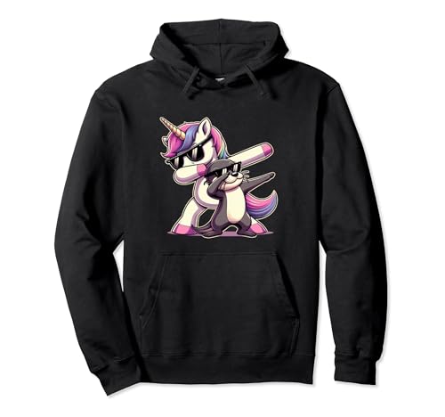 Dabbing Einhorn und Otter Jungen Mädchen Männer Frauen Kinder Teenager Pullover Hoodie von Dabbing Unicorn And Otter Shop