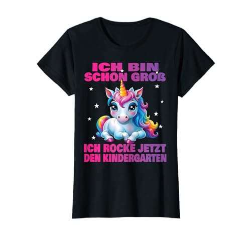 Kindergartenkind 2025 Kita Start Anfang Kindergarten Mädchen T-Shirt Kindergartenkind 2025 Kita Start Anfang Kindergarten Mädchen T-Shirt von Dabbing Unicorn Einhorn Kindergartentüte Kinder
