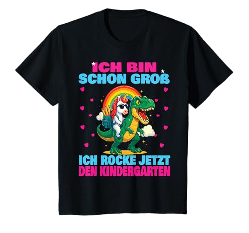 Kindergartenkind 2025 Kita Start Anfang Kindergarten Mädchen T-Shirt Kindergartenkind 2025 Kita Start Anfang Kindergarten Mädchen T-Shirt von Dabbing Unicorn Einhorn Kindergartentüte