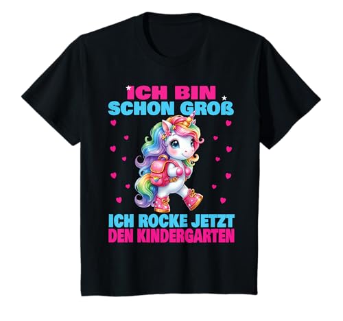 Kindergartenkind 2025 Kita Start Anfang Kindergarten Mädchen T-Shirt Kindergartenkind 2025 Kita Start Anfang Kindergarten Mädchen T-Shirt von Dabbing Unicorn Einhorn Kindergartentüte