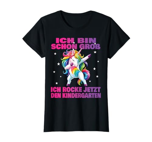 Kindergartenkind 2025 Kita Start Anfang Kindergarten Mädchen T-Shirt Kindergartenkind 2025 Kita Start Anfang Kindergarten Mädchen T-Shirt von Dabbing Unicorn Einhorn Kindergartentüte