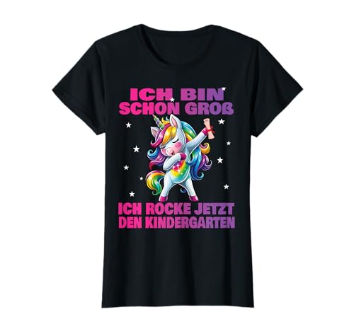 Kindergartenkind 2025 Kita Start Anfang Kindergarten Mädchen T-Shirt Kindergartenkind 2025 Kita Start Anfang Kindergarten Mädchen T-Shirt von Dabbing Unicorn Einhorn Kindergartentüte