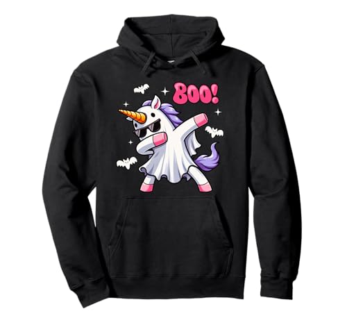 Men Women Kids Funny Dabbing Unicorn Boo Spooky Halloween Pullover Hoodie von Dabbing Unicorn Halloween Fun Costume Animal Lover