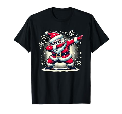 Dabbing Weihnachtsmann Lustige Weihnachten Jungen Kinder T-Shirt von Dabbing Weihnachtsmann Weihnachten Jungen Kinder