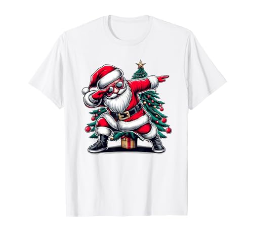 Dabbing Weihnachtsmann Lustige Weihnachten für Jungen Kinder T-Shirt von Dabbing Weihnachtsmann Weihnachten Jungen Kinder