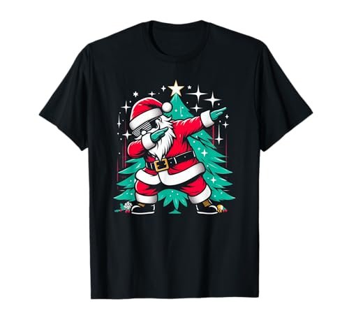 Dabbing Weihnachtsmann Lustige Weihnachten für Jungen Kinder T-Shirt von Dabbing Weihnachtsmann Weihnachten Jungen Kinder