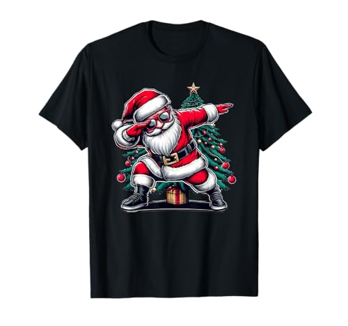Dabbing Weihnachtsmann Lustige Weihnachten für Jungen Kinder T-Shirt von Dabbing Weihnachtsmann Weihnachten Jungen Kinder