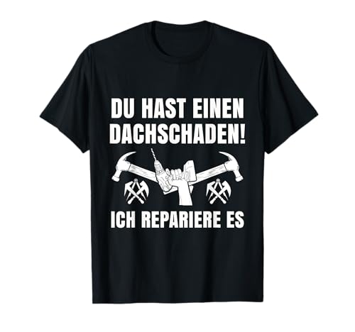 Dachdecker Herren Tshirt Zunftwappen Handwerker T-Shirt von Dachdecker Zunftwappen TshirtHandwerker
