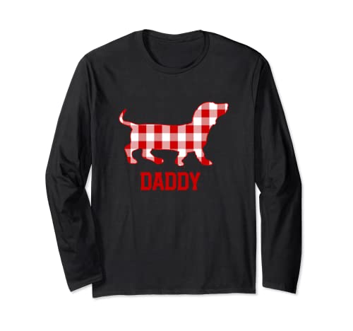 Dackel Daddy, Herren-Schlafanzug, Weenie, kariert, Geschenk Langarmshirt Dackel Daddy, Herren-Schlafanzug, Weenie, kariert, Geschenk Langarmshirt von Dachshund Christmas Santa Reindeer Tees