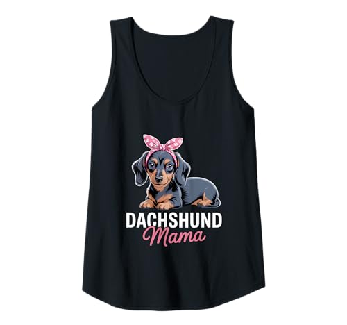 Damen Dackel Mama Hund Haustier Mama Tank Top Damen Dackel Mama Hund Haustier Mama Tank Top von Dachshund Dog Animal Wiener