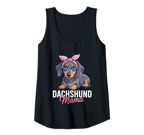 Damen Dackel Mama Hund Mama Haustier Tank Top Damen Dackel Mama Hund Mama Haustier Tank Top von Dachshund Dog Animal Wiener