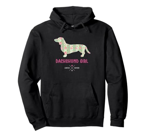 Dackel Mädchen Hundeliebhaber Frauen Mädchen Geschenke Vintage Dackel Pullover Hoodie von Dachshund Girl Limited Edition Dachshund Lover Tee