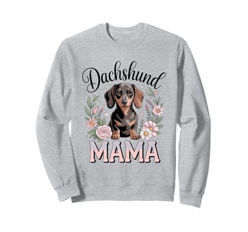 Dackel Mama Colorful Doxie Chiweenie Wiener Dog Mom Sweatshirt von Dachshund Lover Apparel For Women Girls