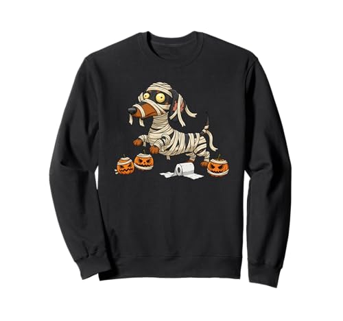 Lustiger Dackel Mama Kürbis Halloween Kinder Herren Damen Sweatshirt Lustiger Dackel Mama Kürbis Halloween Kinder Herren Damen Sweatshirt von Dachshund Lover Cute Halloween Outfits Boy Girl