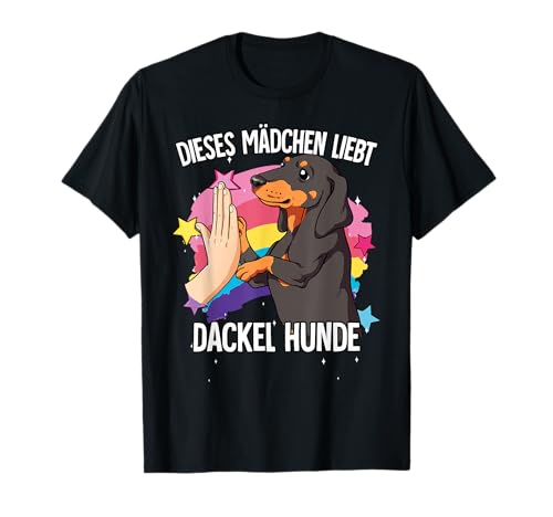 Dieses Mädchen Liebt Dackel T-Shirt von Dackel Geschenk