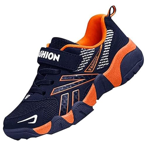 Daclay Jungenschuhe Freizeitschuhe Sportschuhe Freizeitschuhe Mesh, Orange 863, 35 EU von Daclay