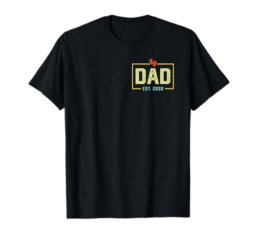 Dad Est. 2026 Logo New Dad 2026 Expect Baby 2026 Vatertag T-Shirt Dad Est. 2026 Logo New Dad 2026 Expect Baby 2026 Vatertag T-Shirt von Dad Est 2026 Fathers Day Outfit
