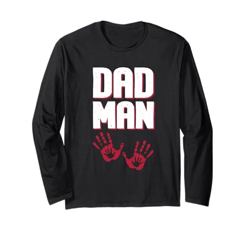 Dad Man Lustiges Superheld Papa Geschenk Vatertag Langarmshirt Dad Man Lustiges Superheld Papa Geschenk Vatertag Langarmshirt von Dad Hero Family Gift Humor Cool Father Day