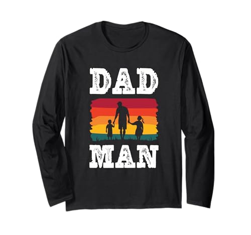 Dad Man Lustiges Superheld Papa Geschenk Vatertag Langarmshirt Dad Man Lustiges Superheld Papa Geschenk Vatertag Langarmshirt von Dad Hero Family Gift Humor Cool Father Day