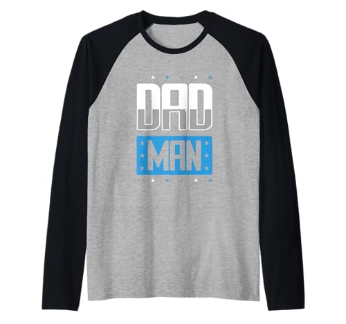 Dad Man Lustiges Superheld Papa Geschenk Vatertag Raglan Dad Man Lustiges Superheld Papa Geschenk Vatertag Raglan von Dad Hero Family Gift Humor Cool Father Day