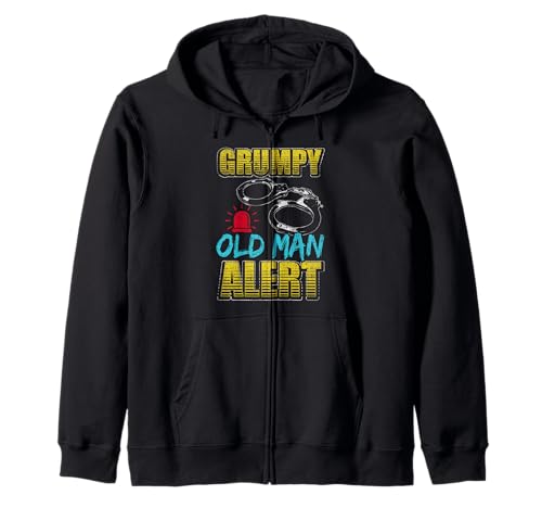 Grumpy Old Man Alert Lustiger Vatertag Kapuzenjacke von Dad Humor Gifts and Apparel