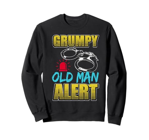 Grumpy Old Man Alert Lustiger Vatertag Sweatshirt von Dad Humor Gifts and Apparel