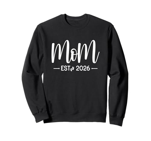 Mama Est 2026 Neue Mütter und Väter passen zur werdenden Mutter 2026 Sweatshirt Mama Est 2026 Neue Mütter und Väter passen zur werdenden Mutter 2026 Sweatshirt von Dad Mom 2026 Matching Couple Gifts Mom and Dad