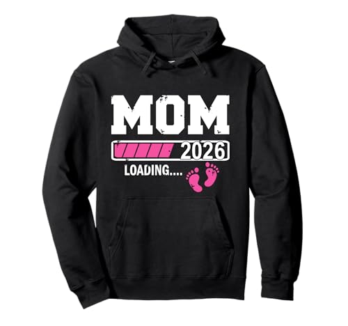Mama 2026 Schwangerschaft Ankündigung Pullover Hoodie Mama 2026 Schwangerschaft Ankündigung Pullover Hoodie von Dad Mom Geburt Baby 2026