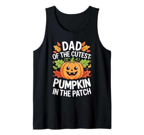Herren Papa des süßesten Kürbisses im Patchshirt Halloween Daddy Tank Top Herren Papa des süßesten Kürbisses im Patchshirt Halloween Daddy Tank Top von Dad Of The Patch Shirts