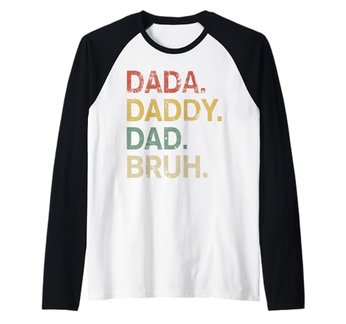Herren Lustiger Vatertag für Papa, Opa, Papa, Papa, Bruh Raglan Herren Lustiger Vatertag für Papa, Opa, Papa, Papa, Bruh Raglan von Dada Daddy Dad Bruh fathers day 2024