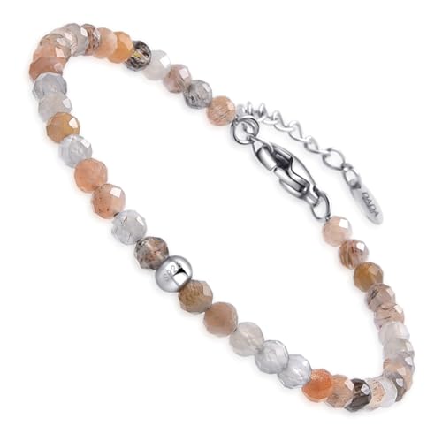 Dada Gioielli - Damen Armband, Geschenkidee zum Geburtstag für sie, 9 echte Natursteine für 9 weibliche Persönlichkeiten, wählen Sie Ihren persönlichen Stein, von Dada Gioielli