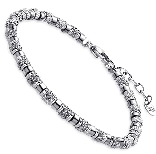 Dada Gioielli - Herren Armband mit natürlichen Steinen - Geschenkidee für Männer zum Geburtstag 2025 - Energie/Fokus/Schutz/Kreativität - Entdecke den Stein, der dich verkörpert, von Dada Gioielli